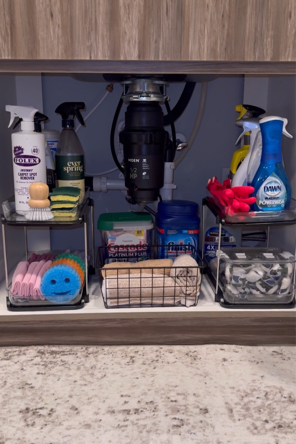 Pull out under sink organizers & baskets! #sinkorganizer #undersink #organizers

#LTKhome