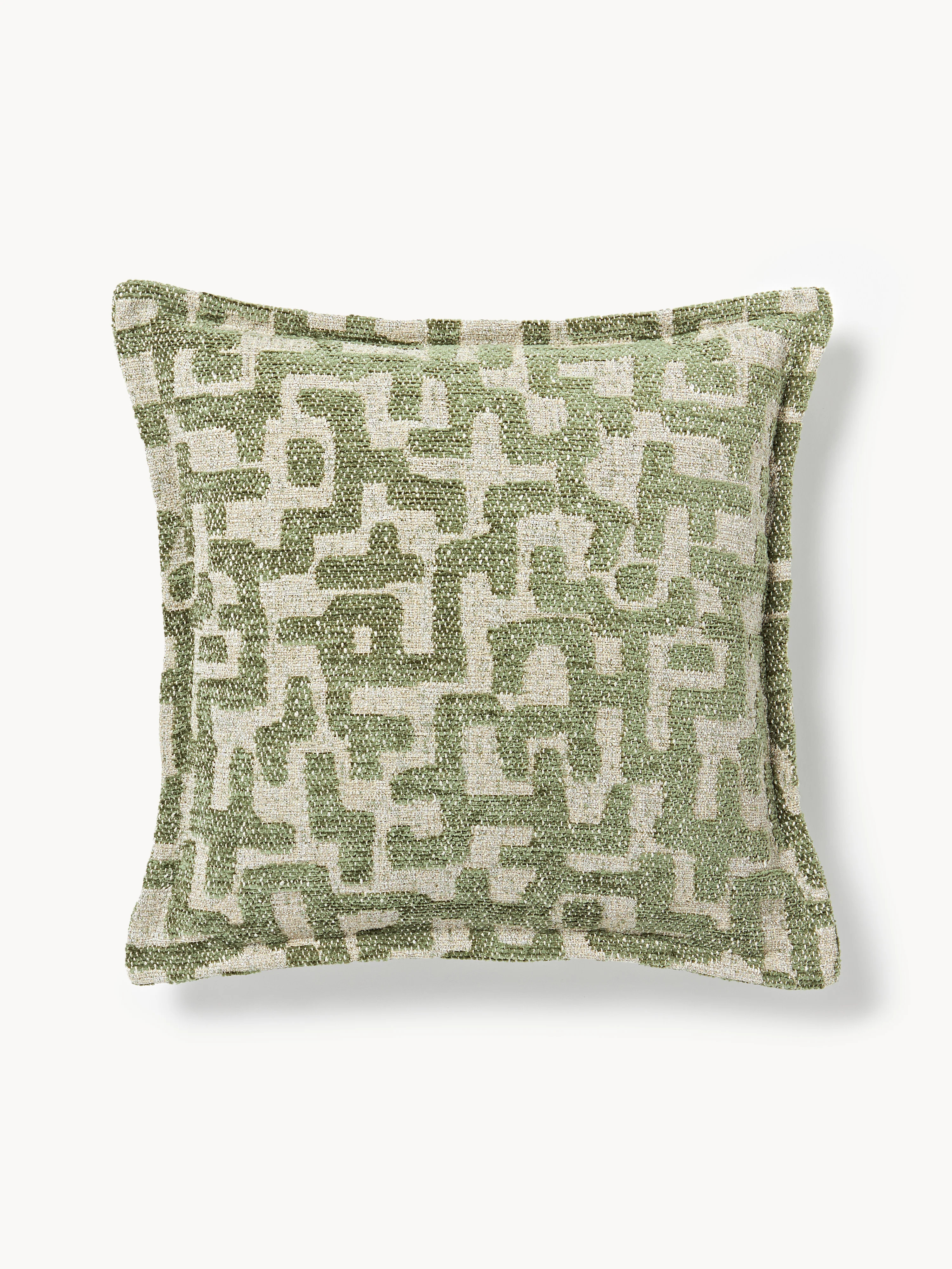 Viscose Cushion Contia with Woven Jacquard Pattern | Westwing UK