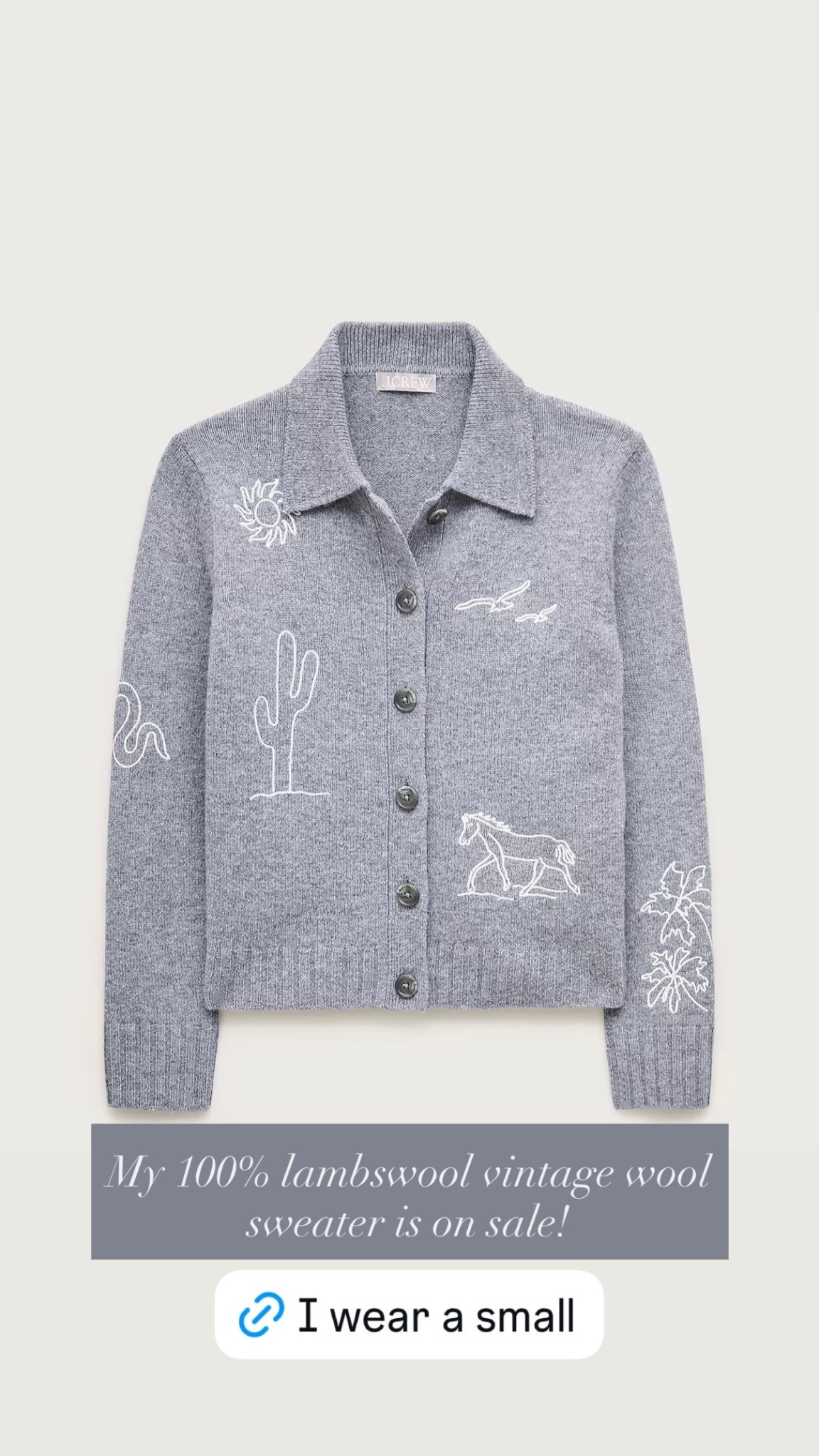 Sweater on sale!

#JCrew
#classicstyle
#greysweater
#embroideredsweater
#salealrert

#LTKSaleAlert #LTKWorkwear #LTKdayinmylife