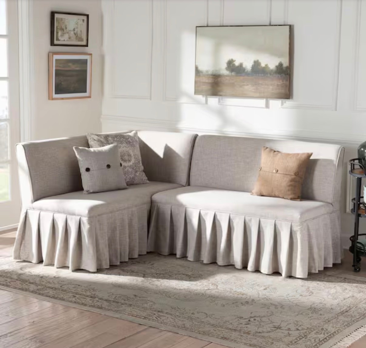 Exact banquette set in my breakfast nook.