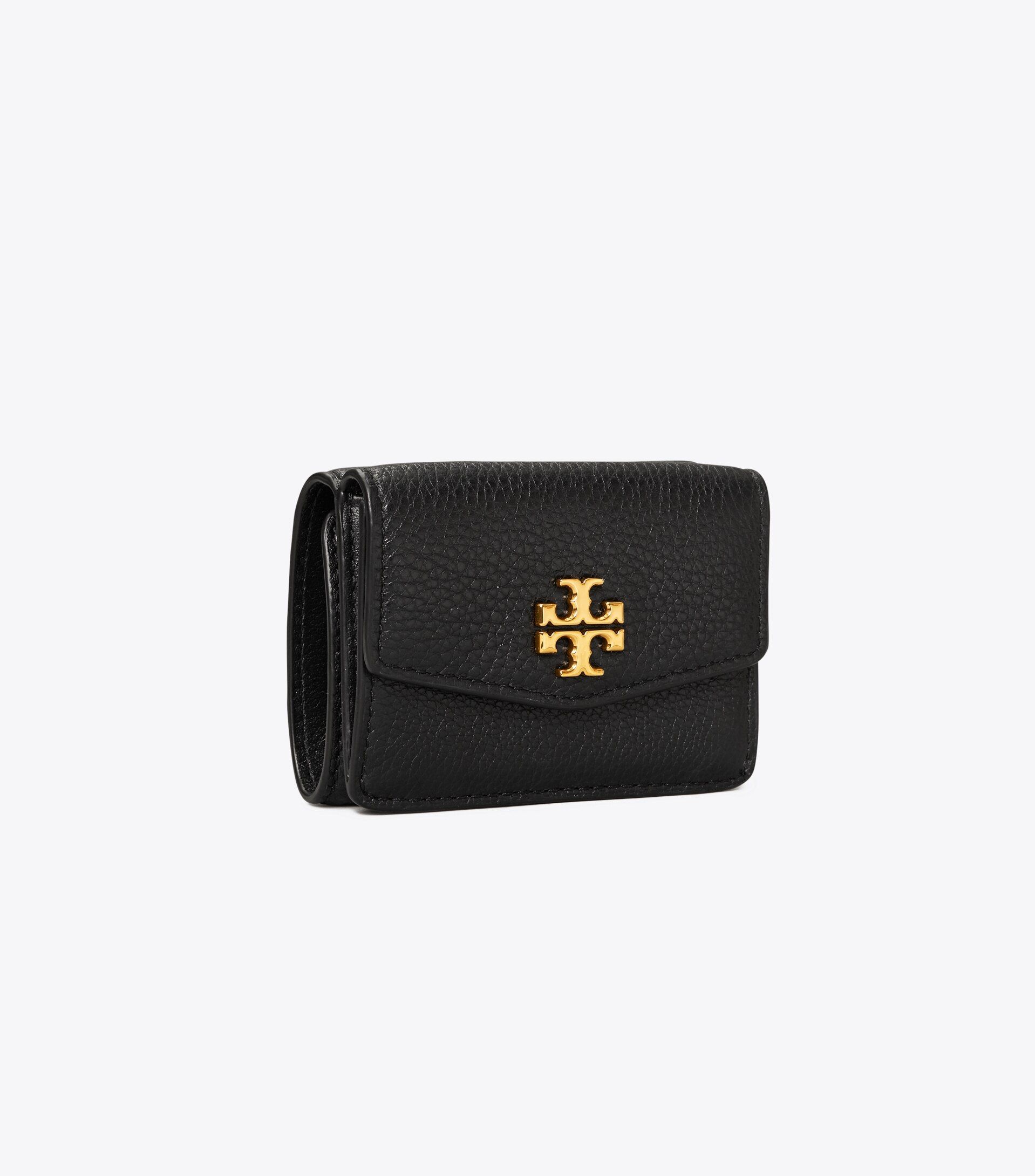 Kira Mixed-Materials Tri-Fold Mini Wallet | Tory Burch (US)