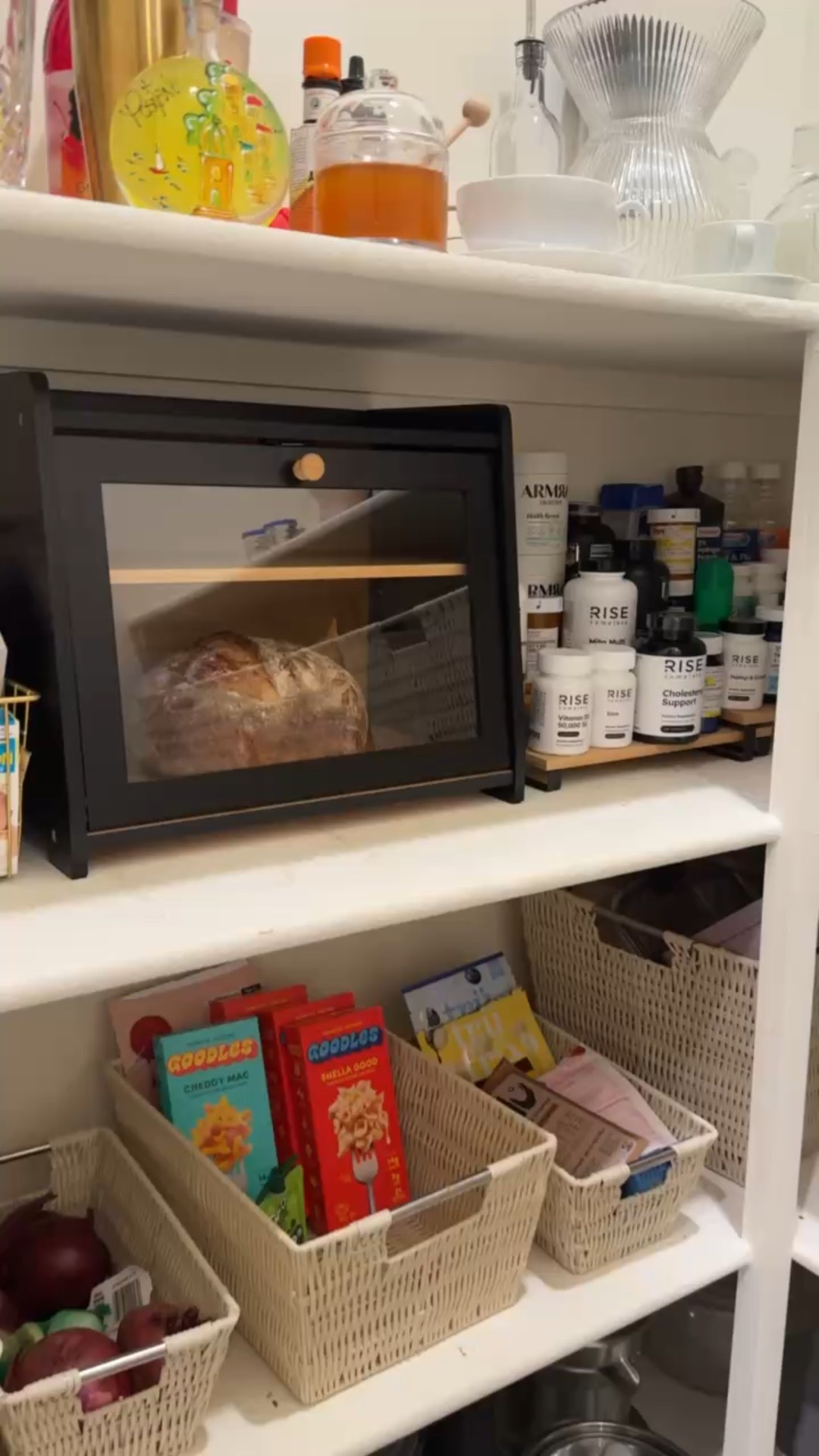 Love this bread box from Amazon! Shelf doubles as a cutting board. 👏🏽

#LTKHome