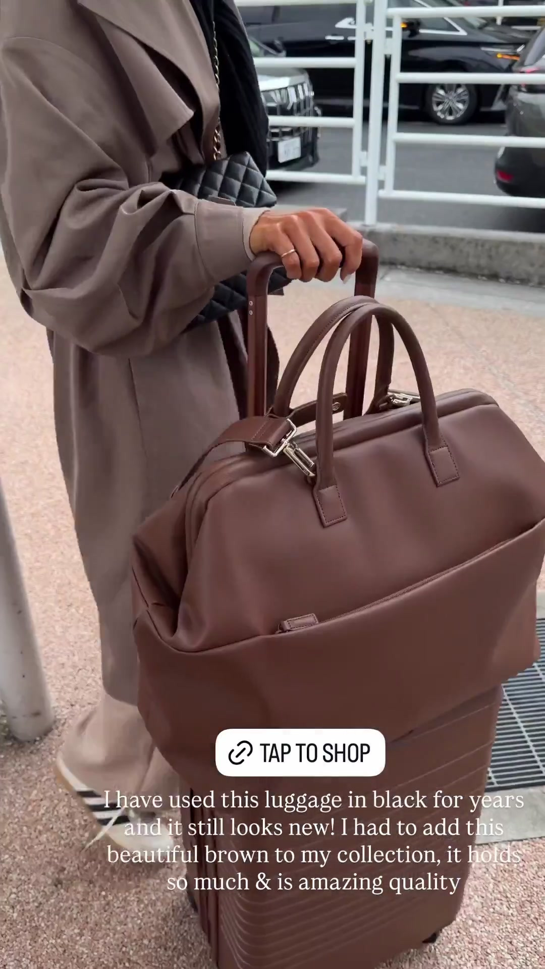 Thave used this luggage in black for years and it still looks new! I had to add this beautiful brown to my collection, it holds so much and is amazing quality✨ 

 #LTKmomlife #LTKselfcare #LTKTravel