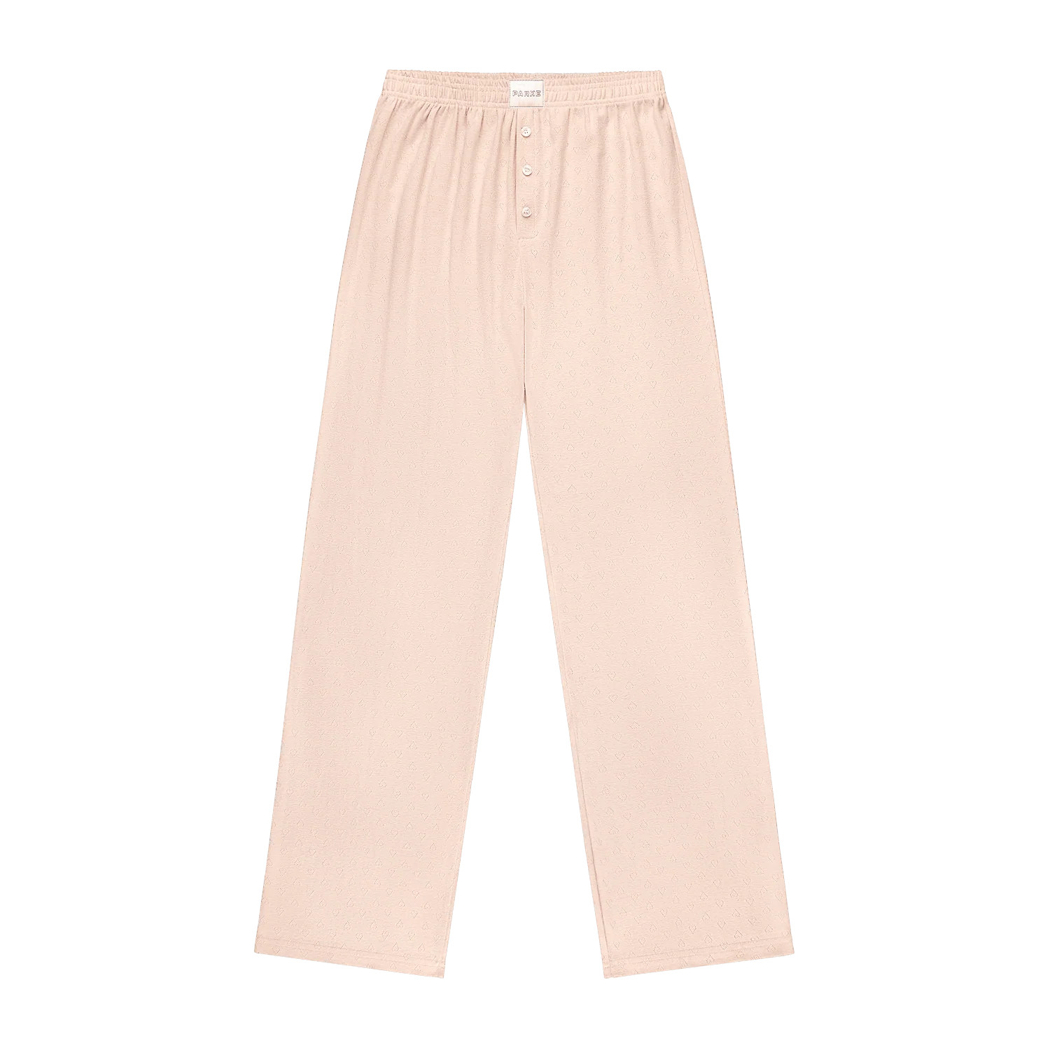 Heart Pointelle Boxer Pants - Peony | Parke