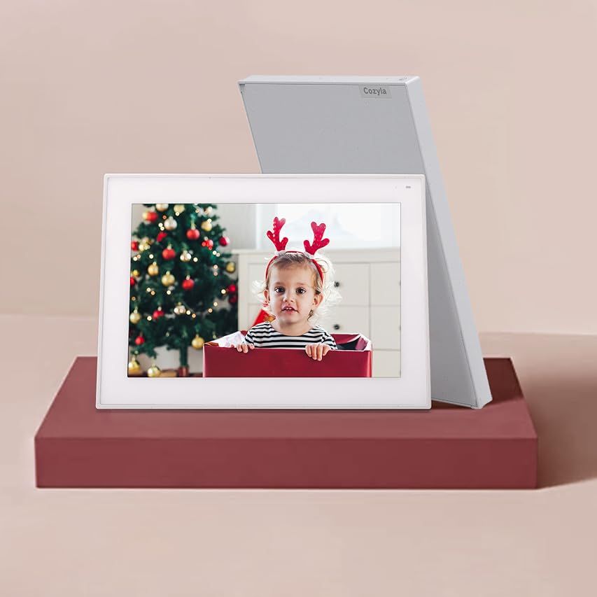 Cozyla WiFi Digital Picture Frame Built-in Alexa, 10.1" Smart Album Touch Screen with 128+GB Cloud S | Amazon (US)