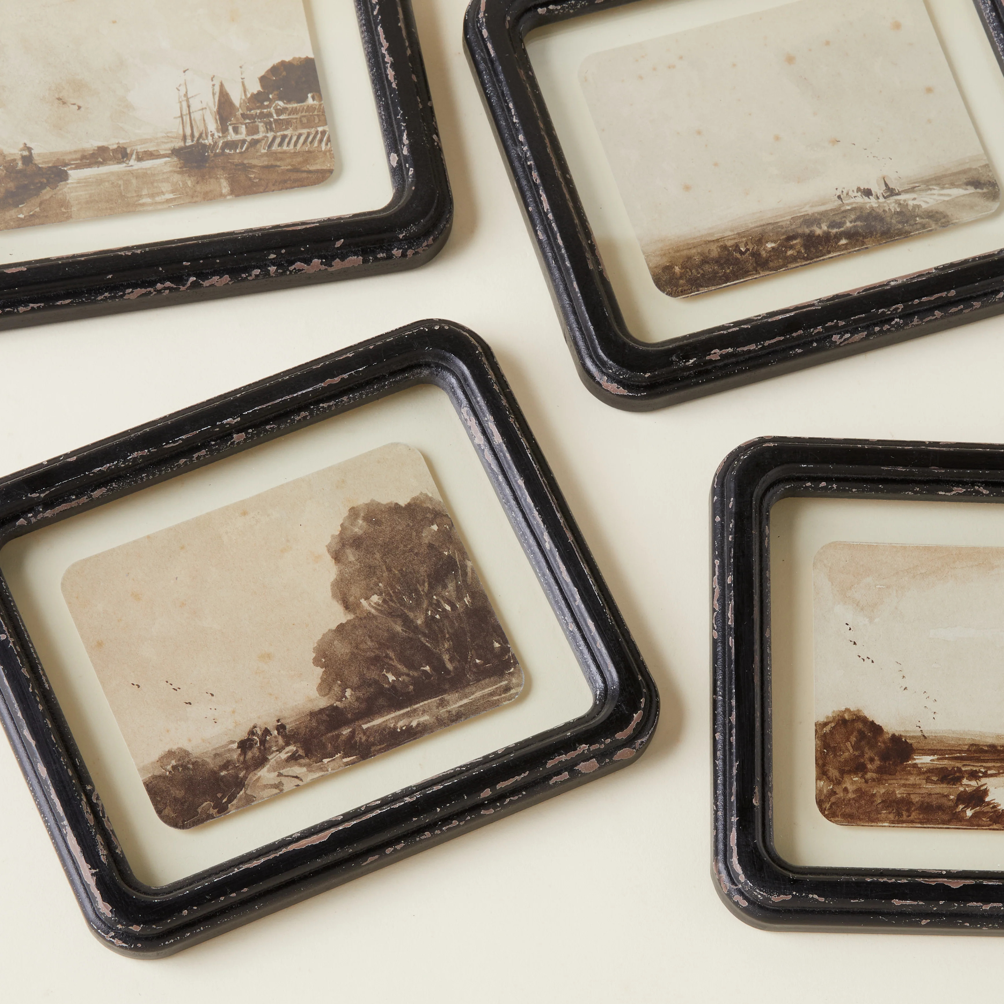 Antique Landscape Framed Wall Decor | Kate Marker Home