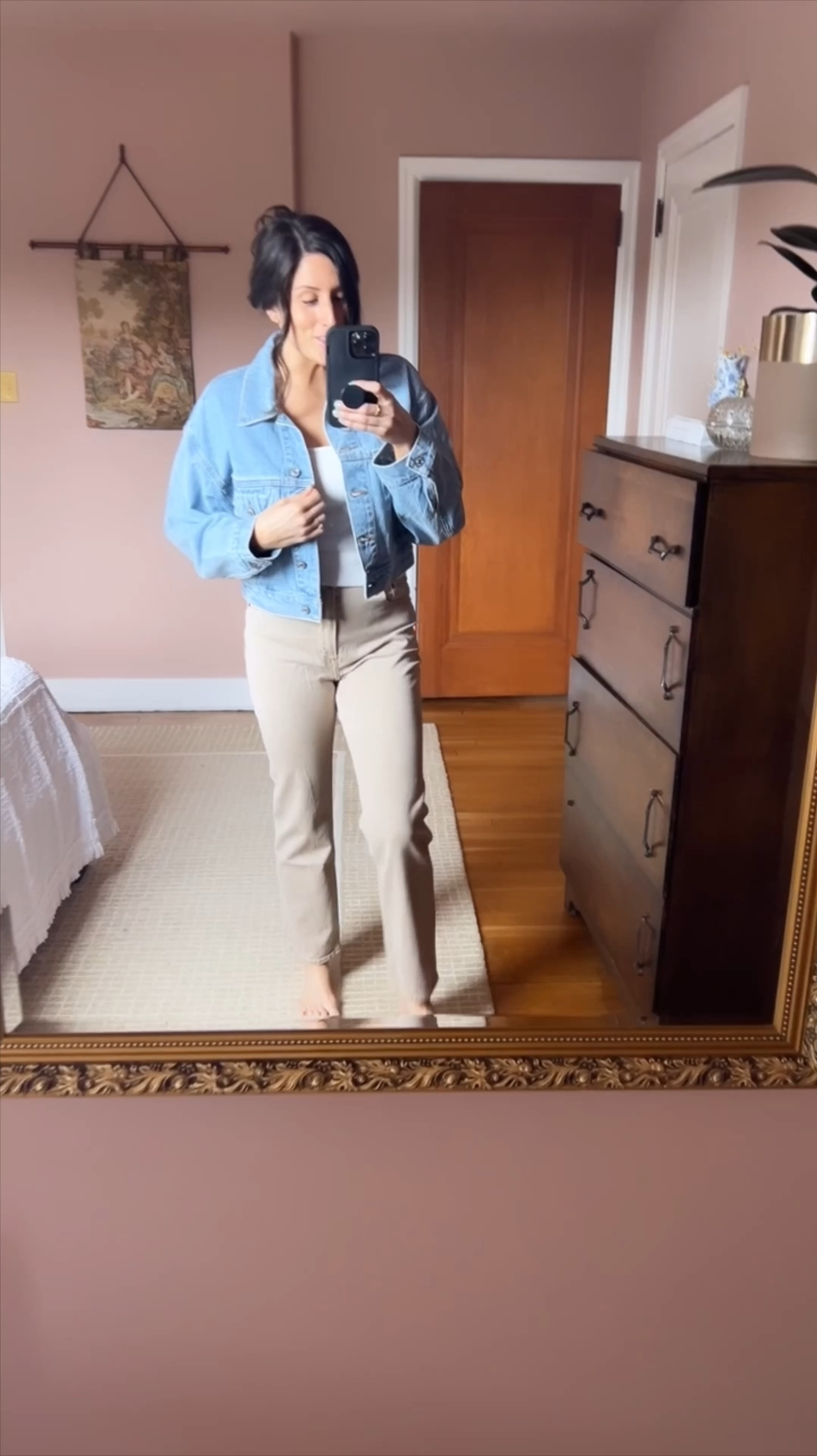 Comparing Gap and Abercrombie cropped jean jackets!

Both are M and run true to size! Abercrombie is a tad more oversized, but I love the fitted look of the Gap one (plus the price esp with the sale right now😉)

#jeanjacket #denimjacket 

#LTKFindsUnder50 #LTKFindsUnder100 #LTKSaleAlert