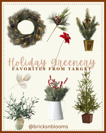 Holiday Greenery From Target 

Wreaths, faux greenery, Christmas decor, winter decor, winter berries, floral arrangements 

#LTKSeasonal #LTKhome #LTKHoliday