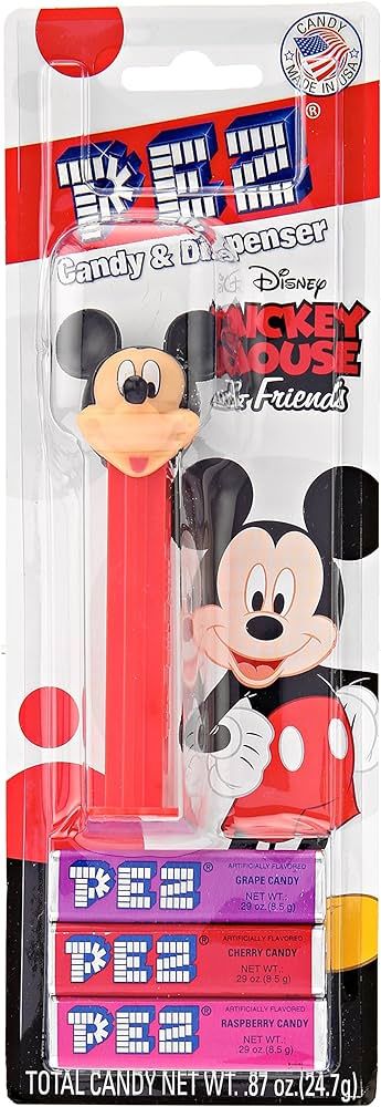 PEZ candy Mickey Mouse & FRIENDS ASSORTED Dispenser Net Wt .87oz | Amazon (US)
