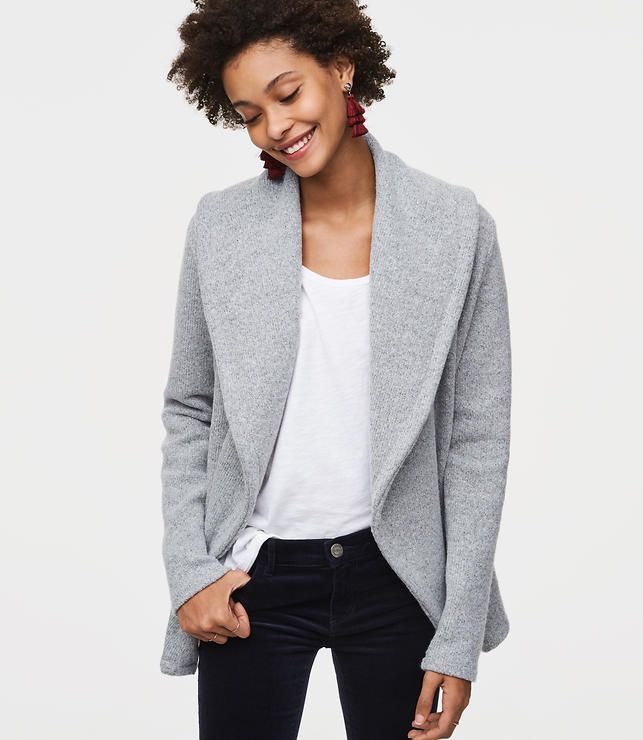 Foldover Pocket Cardigan | LOFT