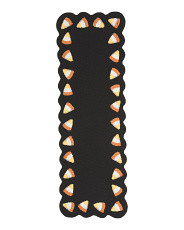 20x60 Scalloped Candy Corn Runner | TJ Maxx