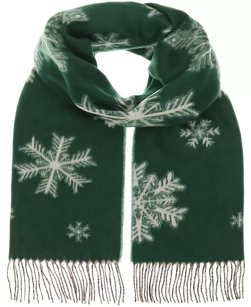 Snowflake Cashmink Scarf | Macy's
