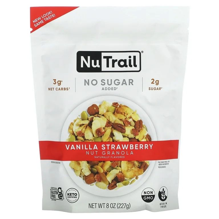NuTrail - Nut Granola Vanilla Strawberry No Sugar | Walmart (US)