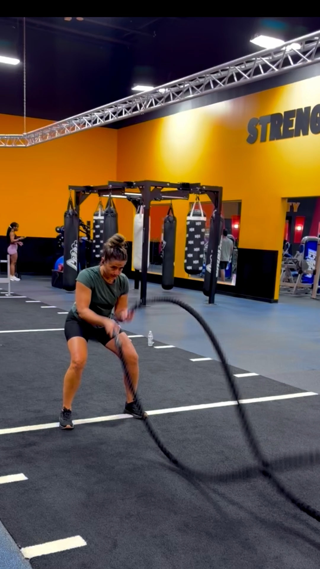 Upper body! Battle ropes! 

#LTKfitnessgoals #LTKmorningroutine #LTKOver40