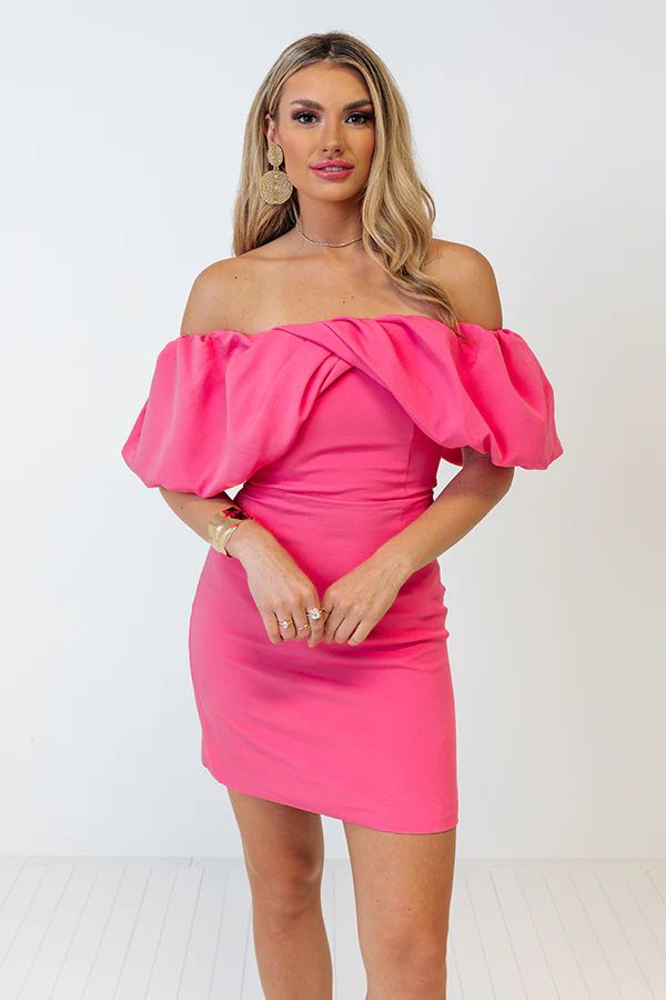 Welcome To Hollywood Dress In Pink | Impressions Online Boutique