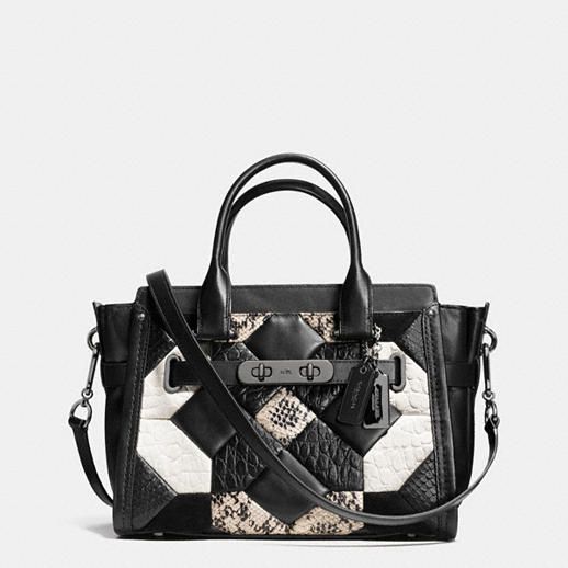 Canyon Quilt Coach Swagger 27 in Exotic Embossed Leather | Coach (US)