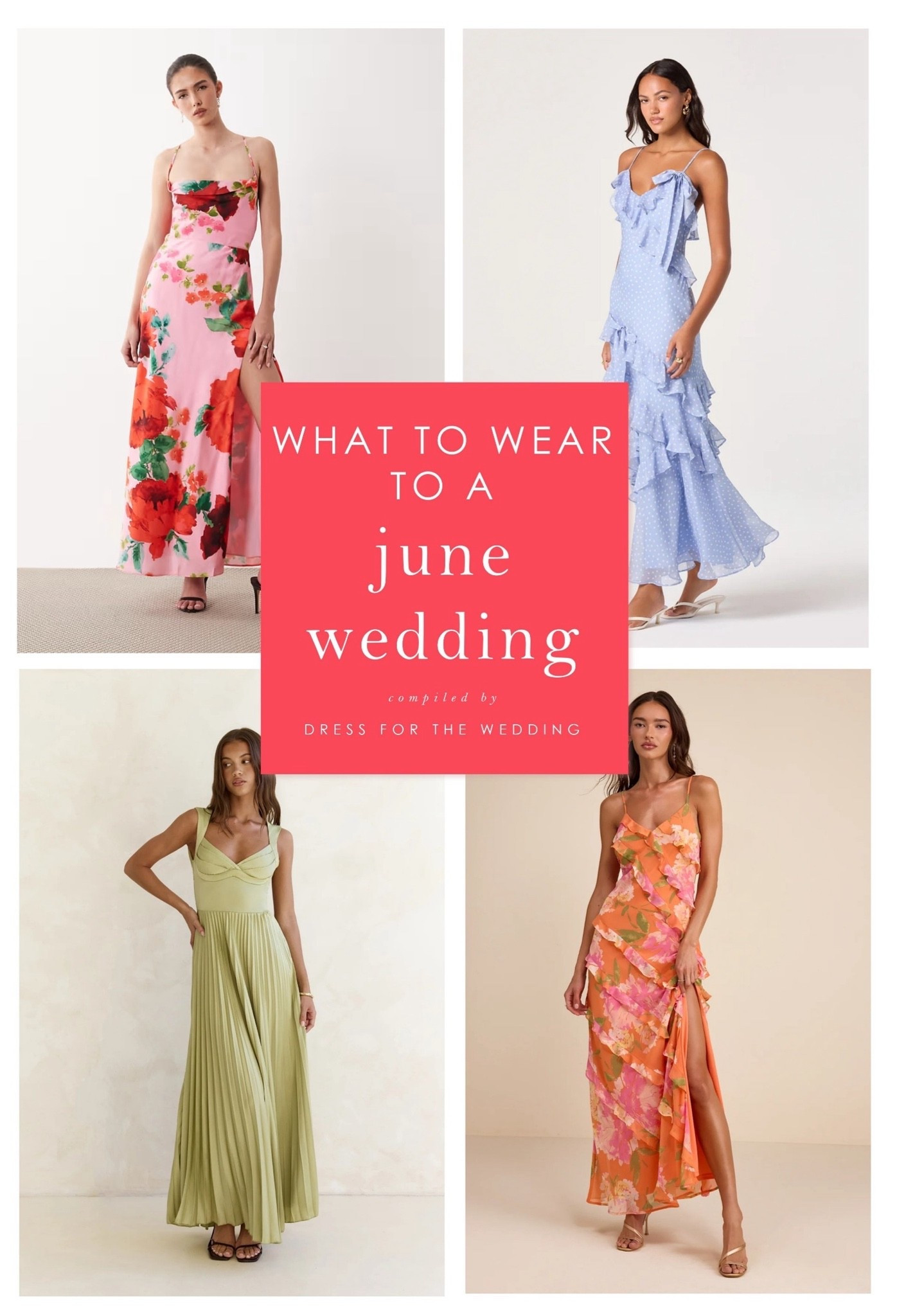 Summer wedding guest dress ideas for June weddings🌷 30 dresses for wedding guests picked for early summer weddings 🩷
Green dresses, floral dresses, coral dresses and light blue dresses in midi, maxi and formal styles.
@Lulus @ASOS @ASTR the Label @Hello Molly

#LTKWedding #LTKMidsize #LTKgrwm