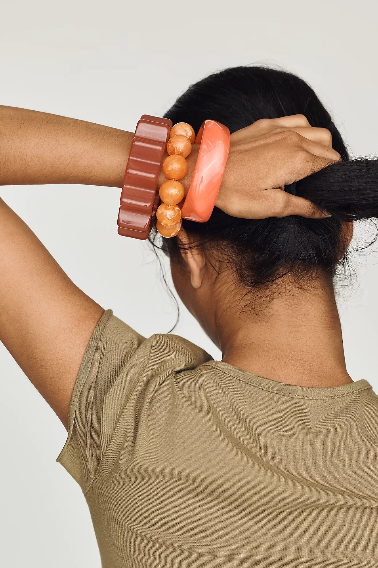 Resin Bangles, Set of 3 | Anthropologie (US)