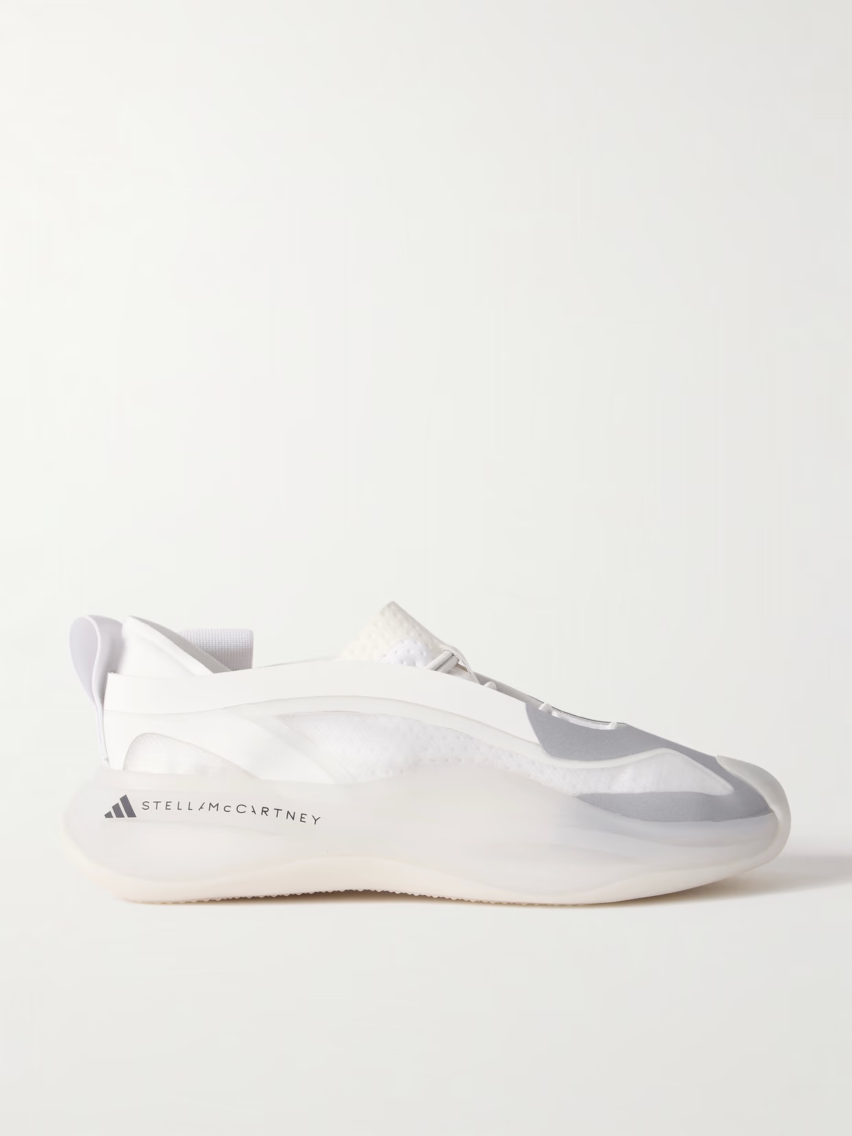 adidas by Stella McCartney - Low Ground Mesh And Tpu Sneakers - White | NET-A-PORTER (US)