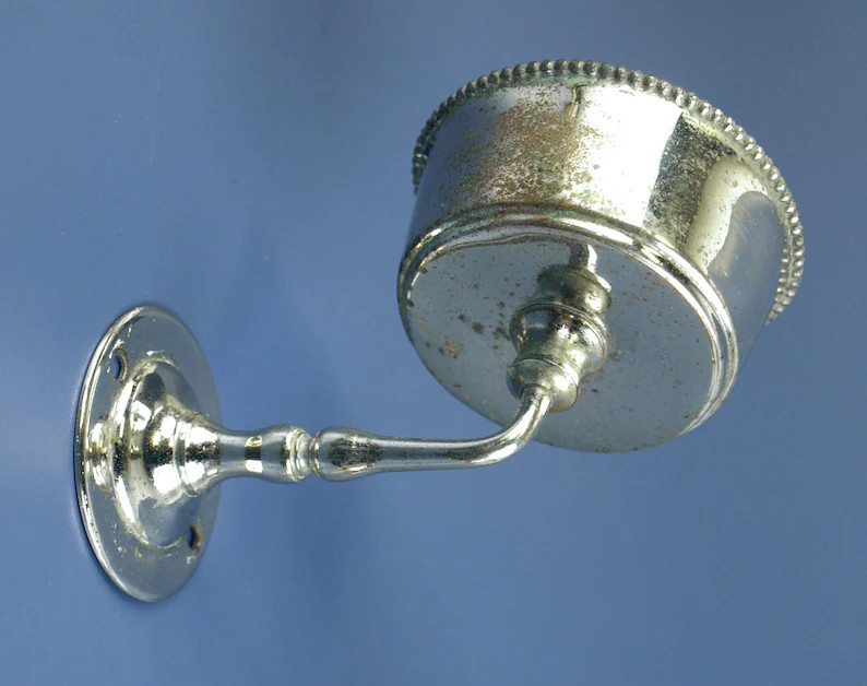 Antique Nickel Plated Wall Mounted Tumbler Holder, Bathroom Decor, Circa 1920's - - Etsy | Etsy (US)