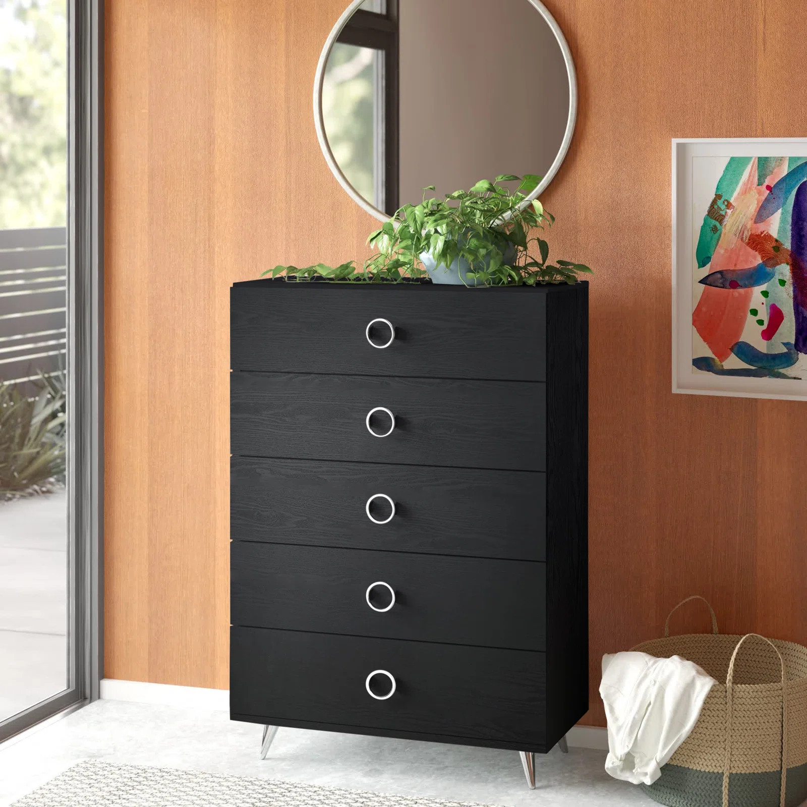 Herricks 5 - Drawer Dresser | Wayfair North America