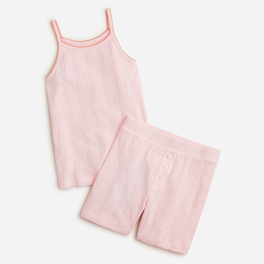 Girls' pointelle sleep set | J. Crew US
