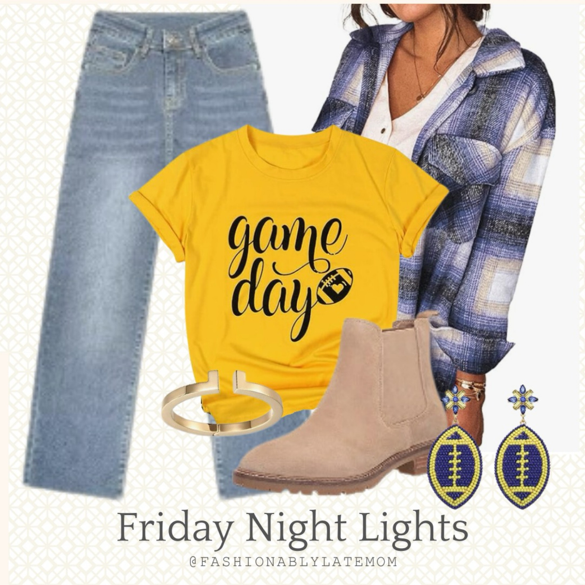 Amazon Friday Night Football Outfit Inspo

Fashionablylatemom 
Casual fall outfit
Womens fall knit Tops Loose
Women’s fall blouses
Women’s fall button up tops
Women’s fall fashion
Fall fedoras
Striped tee shirt
Trendy booties
Fall jewelry
Hoop earrings
Statement earrings
Flared jeans
Women’s fall accessories
Denim jacket
Basic tees
Fall cardigan
Workwear pants
Bootcut pants
Suede boots
Fall shoes
Gold jewelry
Denim jeans
Fall blazers
Women’s denim
Women’s booties
Fall jewelry

#LTKSaleAlert #LTKSeasonal #LTKStyleTip