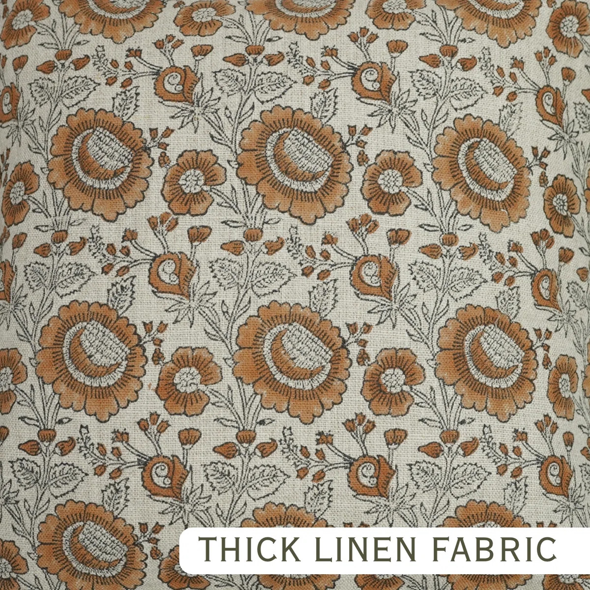 Fabdivine Artisan Linen Frill Cushion Cover Handmade Decorative Pillow for Sofa, Bed, or Lounge- ... | Wayfair North America