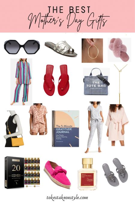 Here’s a roundup of some of my fave Mother's Day Gifts including pajamas, shoes, a tote bag, robe, slippers, sunglasses and jewelry.

#LTKFind #LTKGiftGuide
