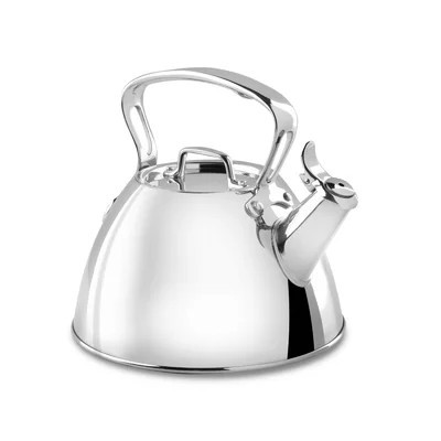 All-Clad Specialty 2 qt. Stainless Steel Whistling Stovetop Kettle | Wayfair North America