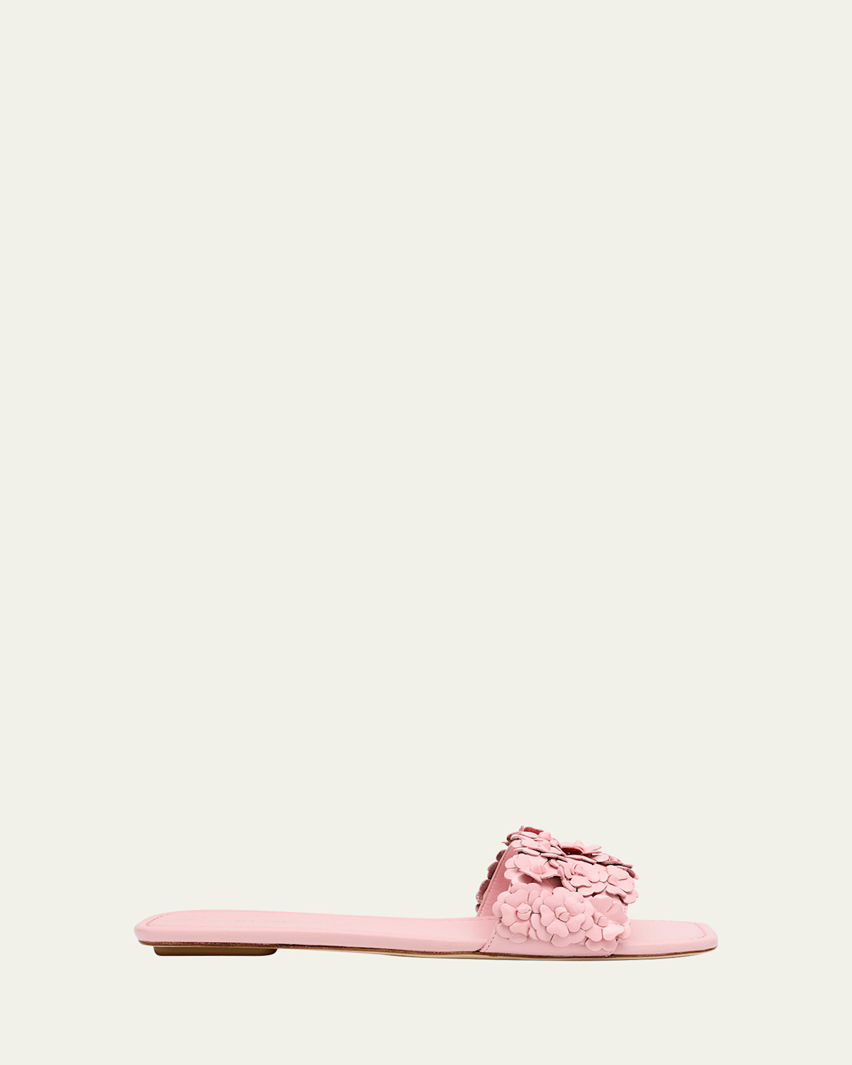 Meadow Flower Leather Slides | Bergdorf Goodman