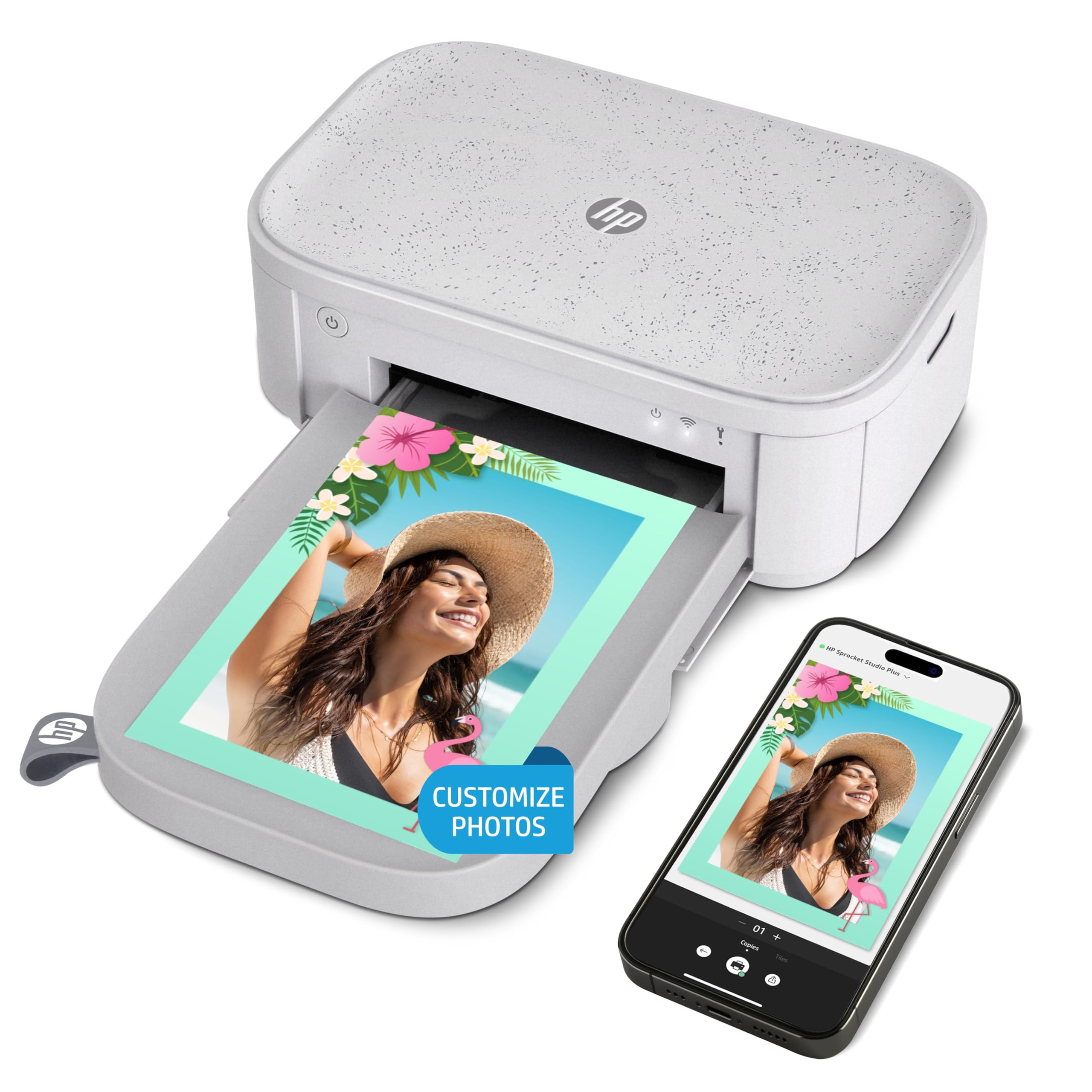 HP Sprocket Studio Plus 4x6" Wireless Instant Photo Printer – Wi-Fi, Premium Dye Sublimation, C... | Amazon (US)