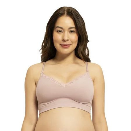 Destination Maternity Women's Cooling Lace Trim Nursing Bralette, Sizes S-2XL | Walmart (US)