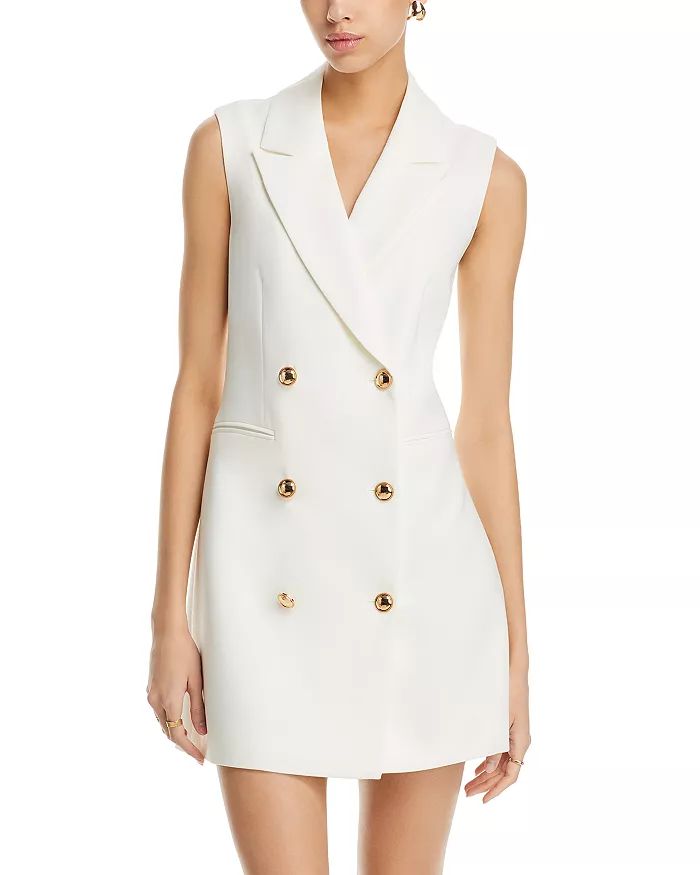 Whisper Sleeveless Tux Mini Dress | Bloomingdale's (US)