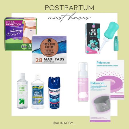Postpartum must haves! 