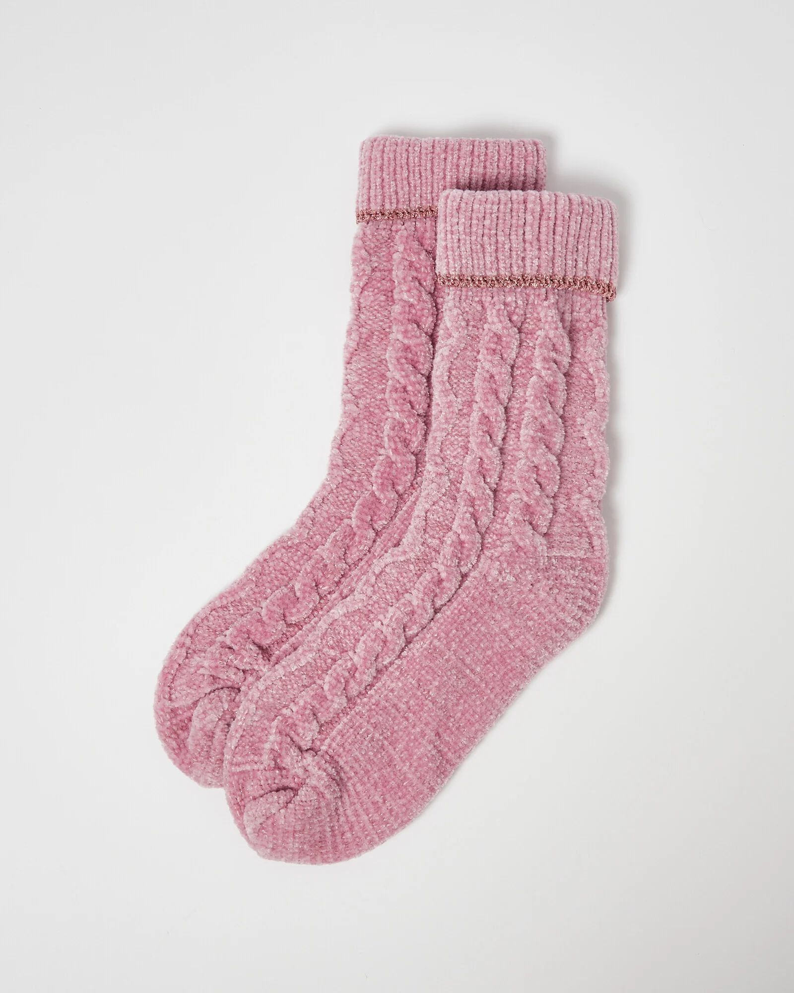 Pink Chenille Ankle Socks | Oliver Bonas | Oliver Bonas (Global)
