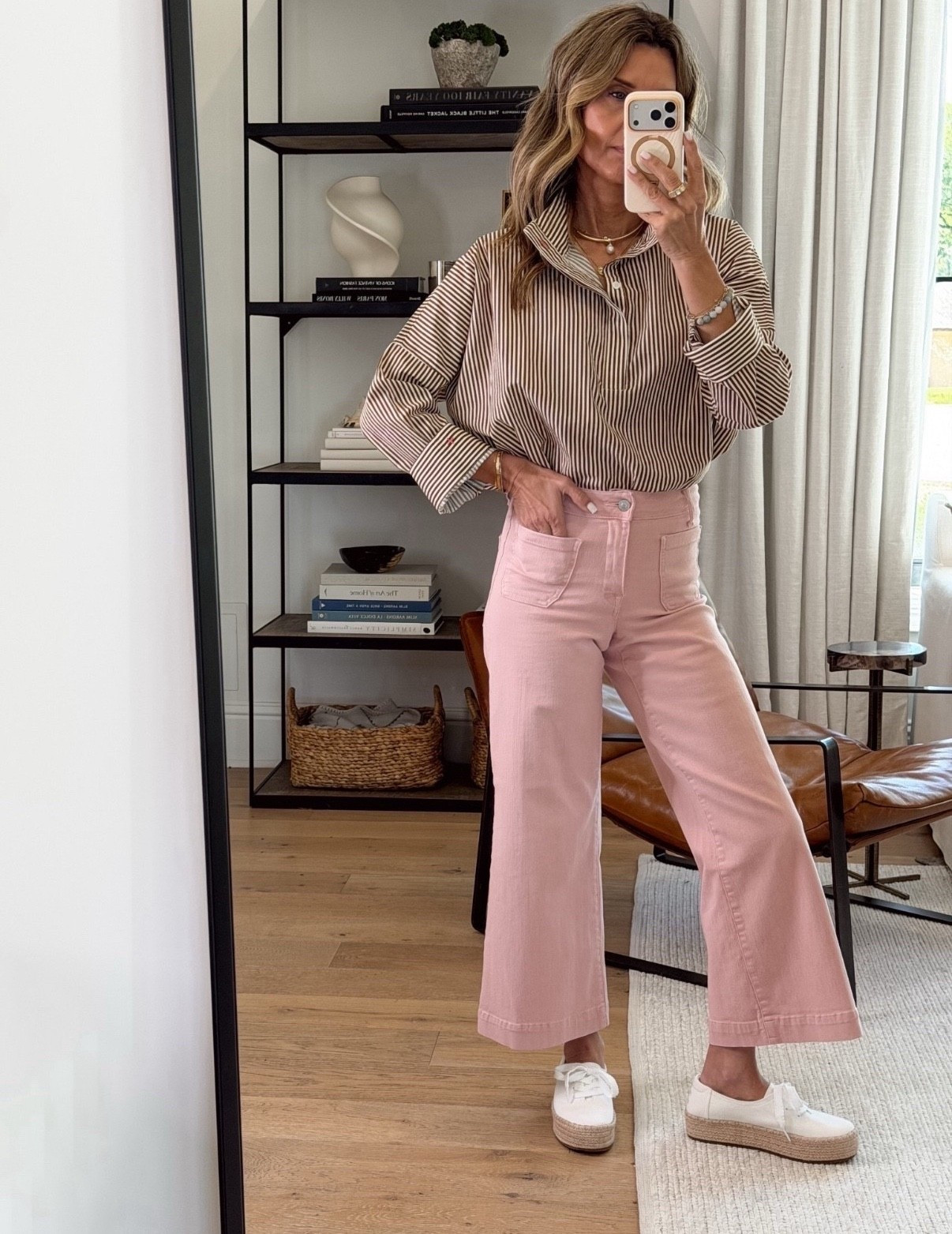 -Mersea Emerson button up, wearing size size S regular, petite is available! 
-Jeans TTS

#LTKootd #LTKSeasonal #LTKOver40