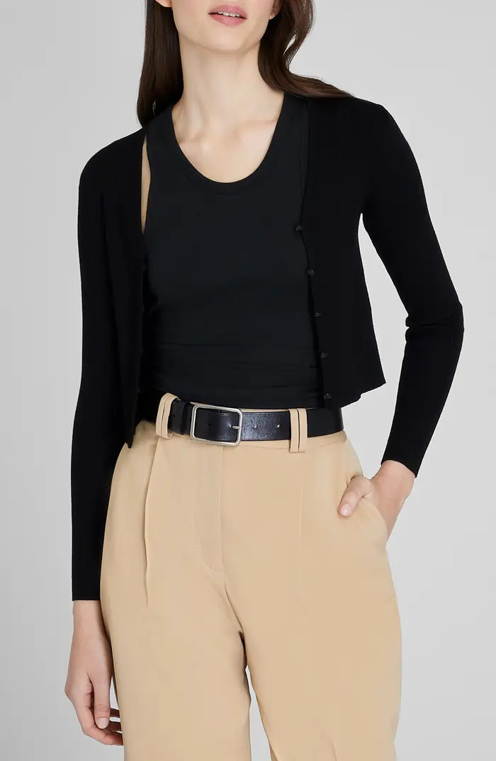 Fitted Rib Cardigan | Nordstrom