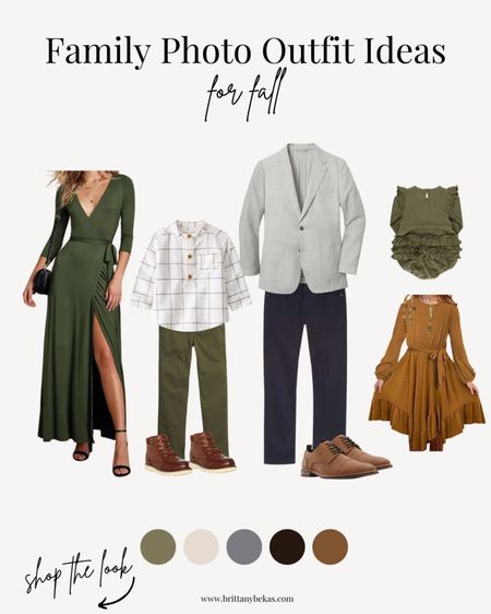 Neutral fall family photo outfits with an olive, cream, grey and brown color palette. 

If you are looking for more fall family photo outfit idea, check out 20 + styled ideas from a professional family photographer. 

Fall family picture outfits - fall outfits - fall fashion - men outfits - olive maxi dress - fall dress - family picture dress - fall family photos - H&M - amazon clothes - what to wear family photos 

#LTKstyletip #LTKfamily #LTKfindsunder100