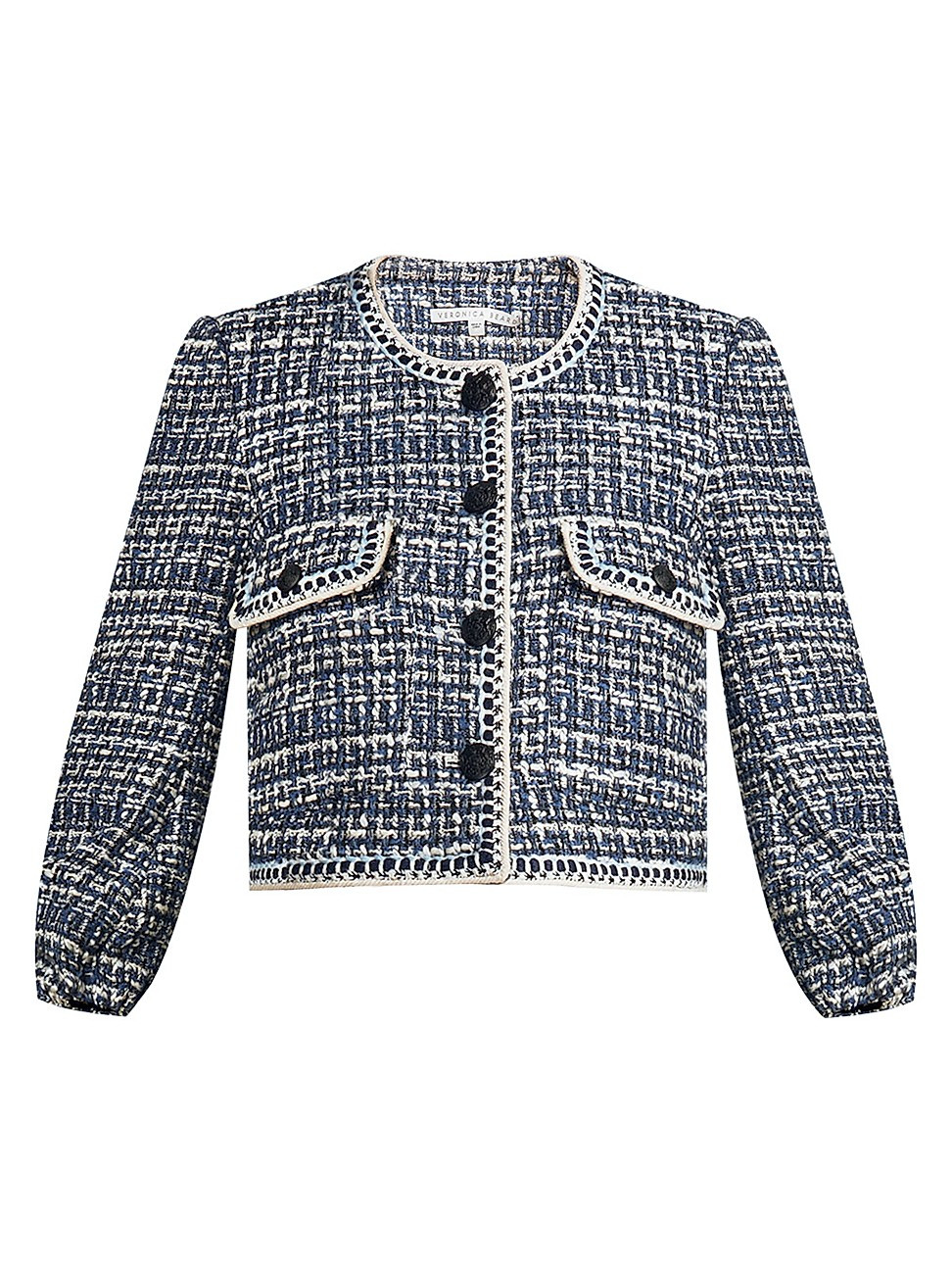 Brim Cropped Tweed Jacket | Saks Fifth Avenue
