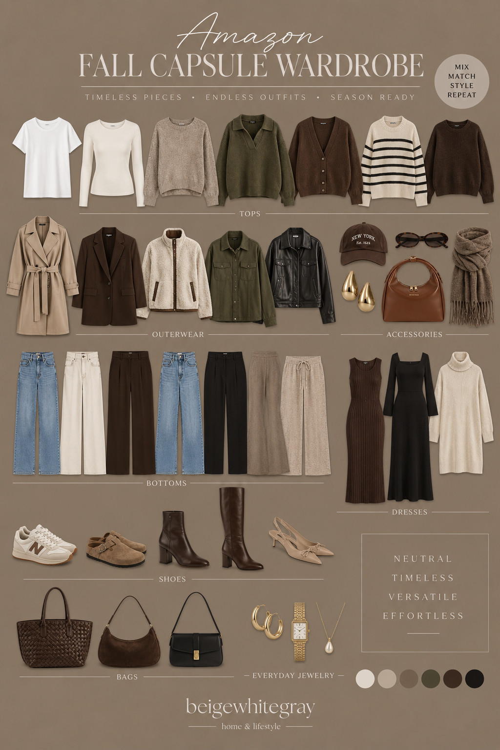 Elevate your fall wardrobe with these cozy and stylish pieces. From comfy sweaters to chic boots, it's all here! #FallWardrobe #CozyFashion