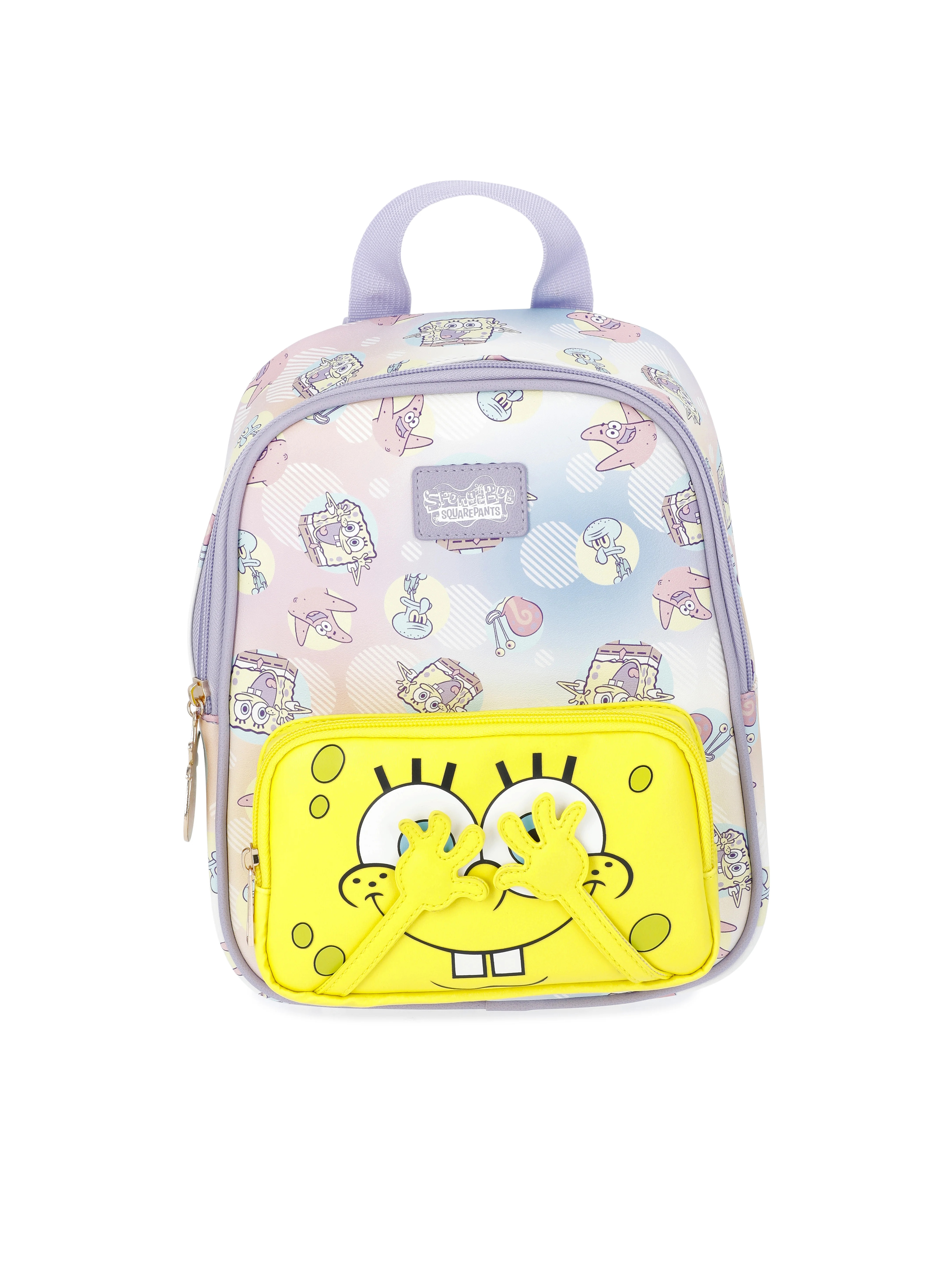 SpongeBob SquarePants Women's 10.5" Mini Backpack, Purple | Walmart (US)