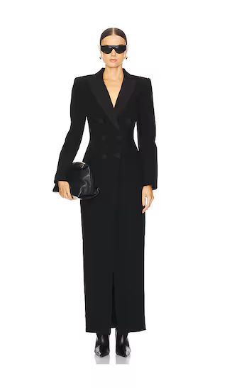 Amberly Evening Blazer in Black Maxi Dress | Black Blazer Dress | Fall Outfit Inspo | Revolve Clothing (Global)