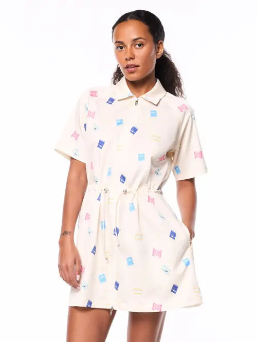 Sergio Tacchini Timbro Dress in Gardenia at Nordstrom, Size Xx-Large | Nordstrom