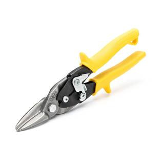 9-3/4 in. Compound Action Straight Cut Aviation Snips | The Home Depot