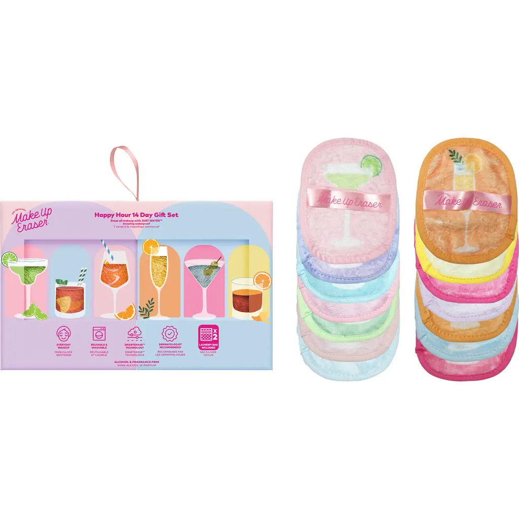 The Original MakeUp Eraser Happy Hour 14-Day MakeUp Eraser Set $50 Value in None at Nordstrom | Nordstrom