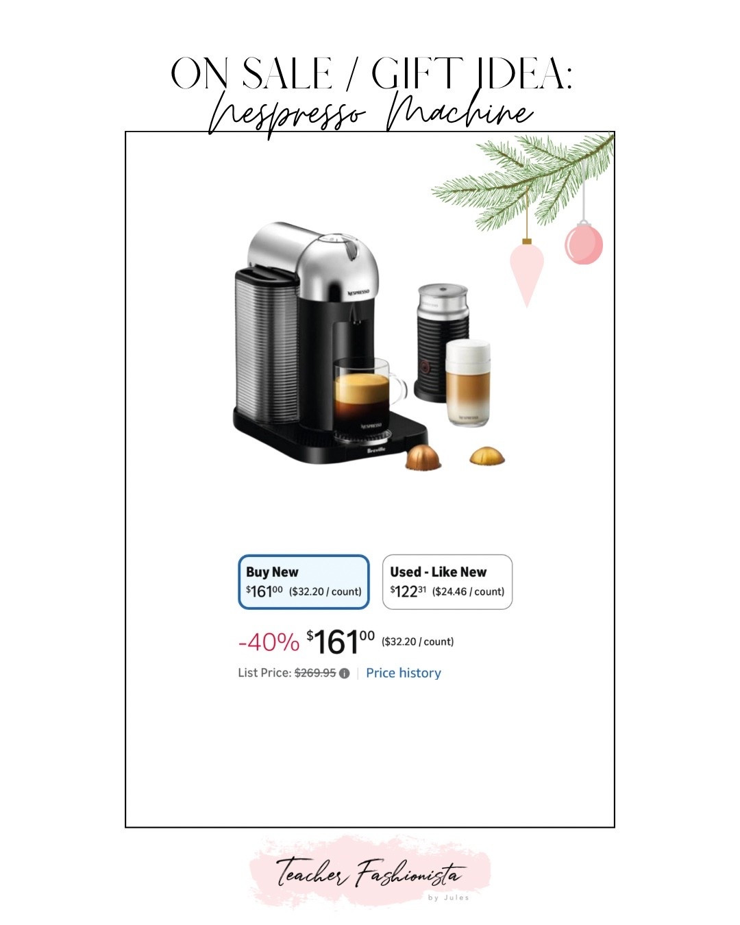Nespresso on sale! This would make a great gift for the coffee lover.

#LTKGiftGuide #LTKCyberWeek #LTKHoliday