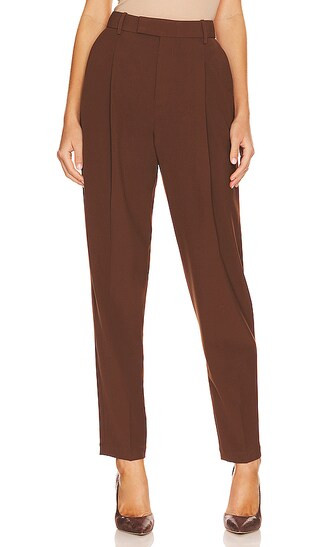 Prudence Trouser in Brown | Revolve Clothing (Global)