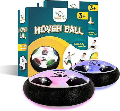 Hover Soccer Ball, Set of 2 LED Light Foam-Floating Ball-Soccer Player use for Indoor Game-Great ... | Amazon (US)