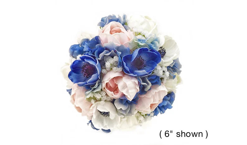 Real Touch Artificial White Blush Pink Peonies Navy Anemone | Etsy | Etsy (US)